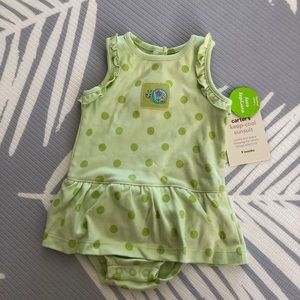 Carter’s girls keep cool sun romper 9M NWT